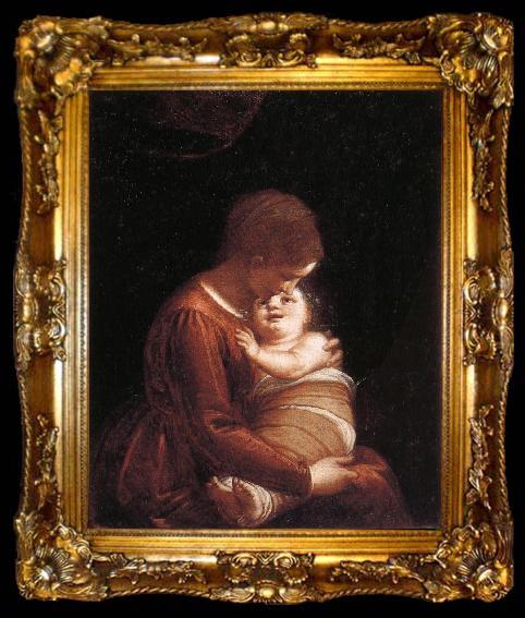 framed  CAMBIASO, Luca Madonna and Child, ta009-2